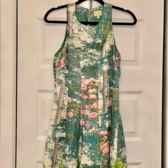 Landscape print dress by Tracy Reese for Anthropologie, NWOT, 10 - Picture 4 of 11